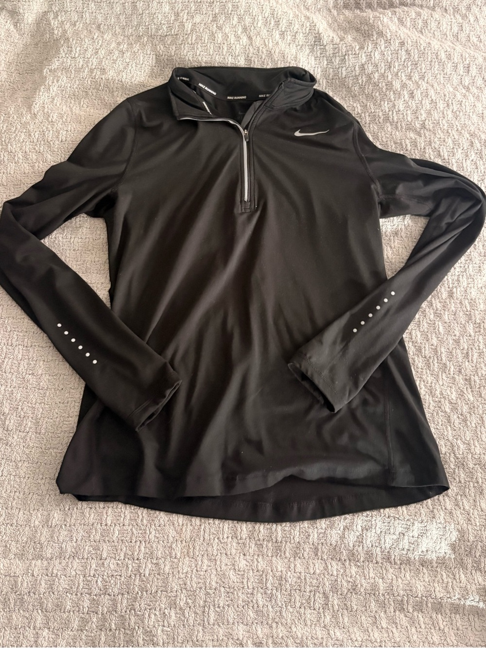 Nike Women's Black Quarter-Zip Performance Pullover